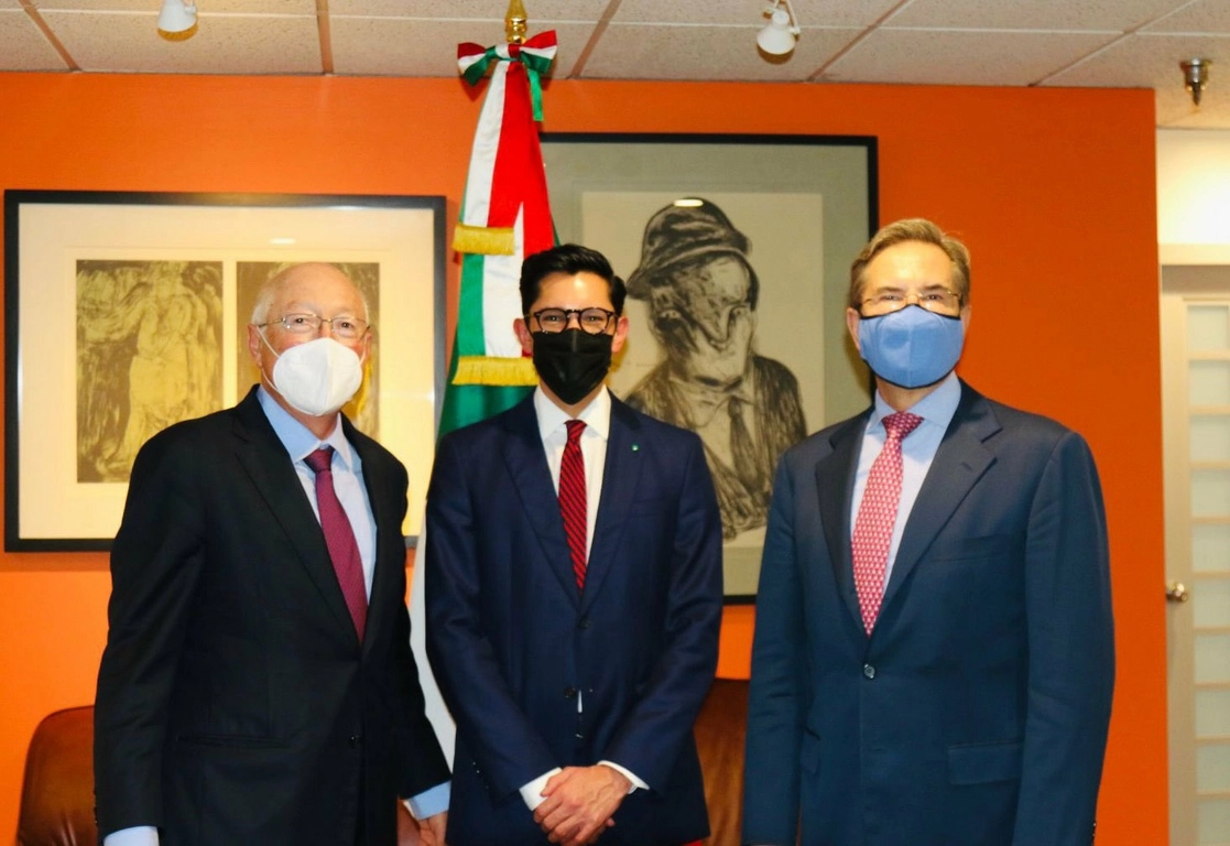 Funcionarios de México y Estados Unidos se reunieron hoy en Washington, D.C., para ultimar los preparativos del Diálogo Económico de Alto Nivel que ambos países relanzarán en esa ciudad el próximo 9 de septiembre. Foto tomada del Twitter de @SRE_mx