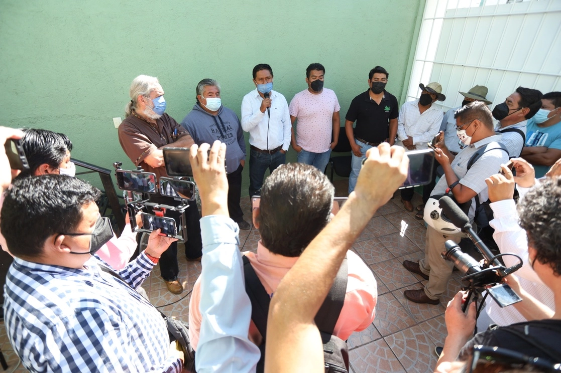Asamblea donde se escogió a la nueva dirigencia del Comercam. Foto 'La Jornada'