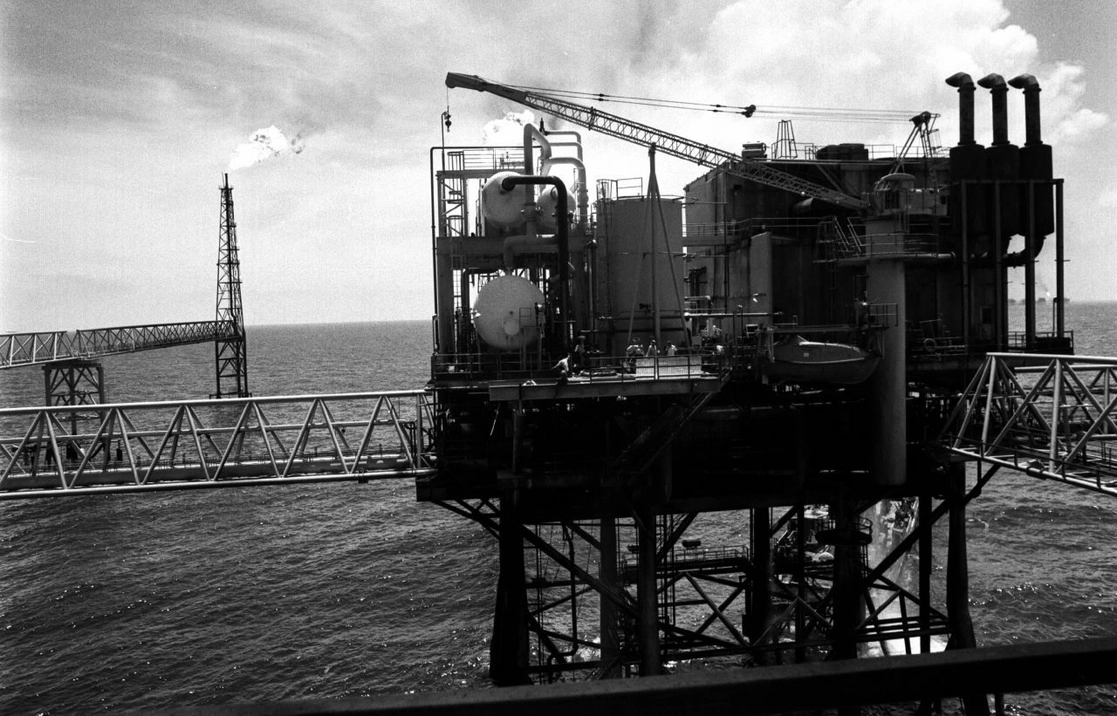 Plataforma petrolera en la sonda Campeche. Foto Cuartoscuro / Archivo
