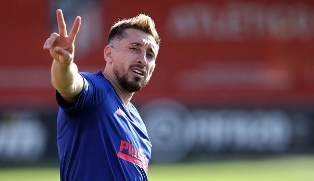 "Mi futuro está aquí, tengo contrato para unos cuantos años y no me hace pensar en otra cosa que ser protagonista, ser un jugador importante aquí", aseguró Herrera, con contrato hasta 2022. Foto Atlético de Madrid / Afp