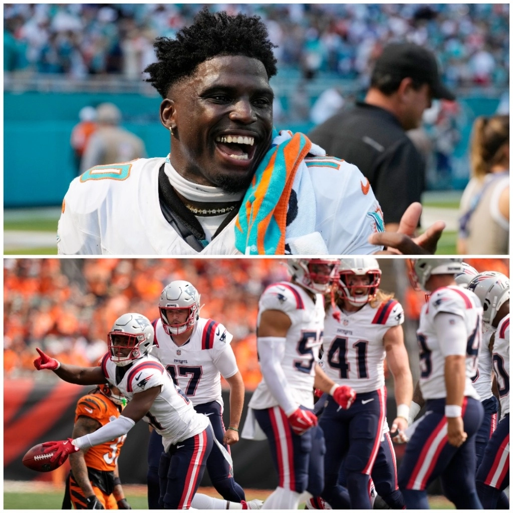 Los Delfines, que perdían por 10 puntos antes del descanso, remontaron con un gol de campo de Jason Sanders, de 52 yardas, en la última jugada del encuentro. En Nueva Inglaterra, este fue el primer partido de Jared Mayo como entrenador en jefe tras la salida de Bill Belichik. Fotos Ap