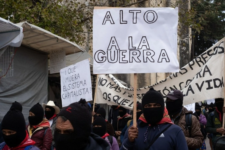 Autoridades del EZLN reportaron que integrantes de la Orcao dispararon contra la comunidad autónoma de Moisés y Gandhi. Foto Cuartoscuro / Archivo 
