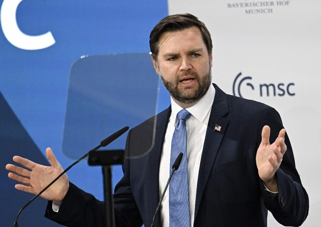 Durante la 61 Conferencia Anual de Seguridad, en Múnich, hubo pocos aplausos para el discurso de JD Vance, vicepresidente de Estados Unidos. Foto Ap