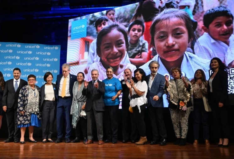 Presentación del Informe Anual 2022 del Fondo de las Naciones Unidas para la Infancia (Unicef), el 18 de mayo de 2023. Foto cortesía CDHCM  
