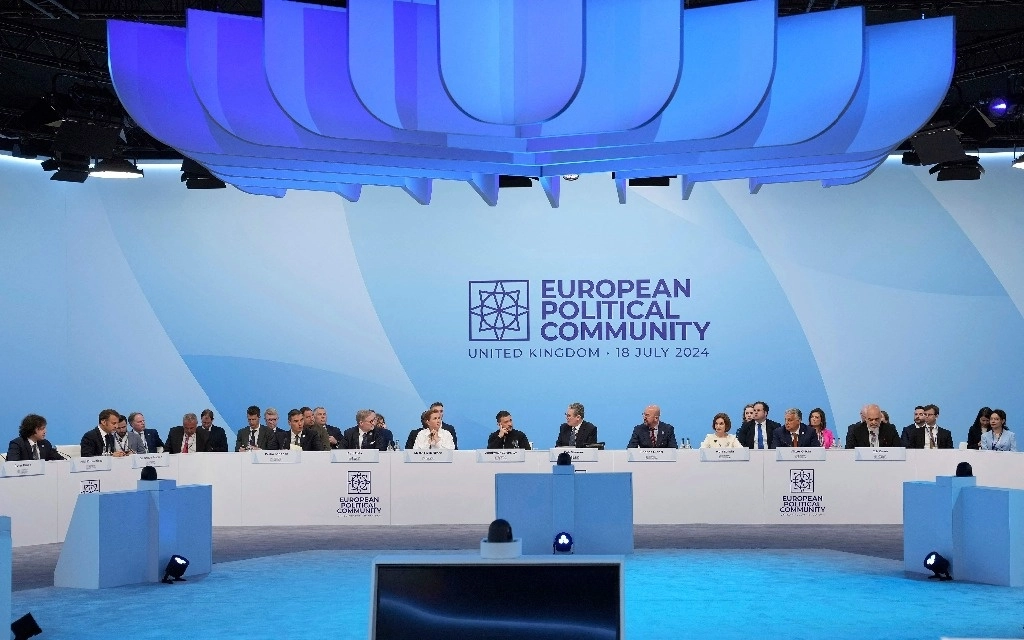 La reunión de la Comunidad Política Europea se realiza en el Reino Unido. Foto Afp 