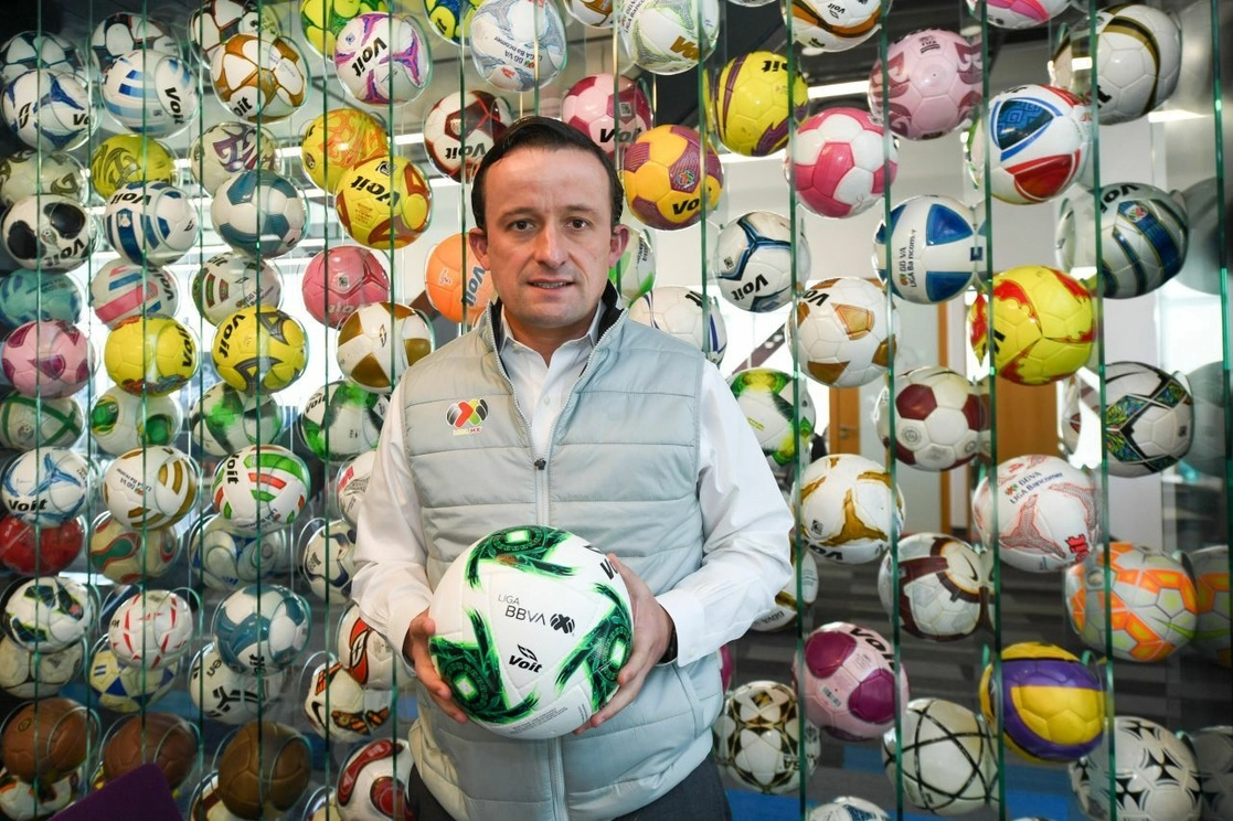 El presidente ejecutivo de la Liga Mx, Mikel Arriola. Foto Cuartoscuro / Archivo