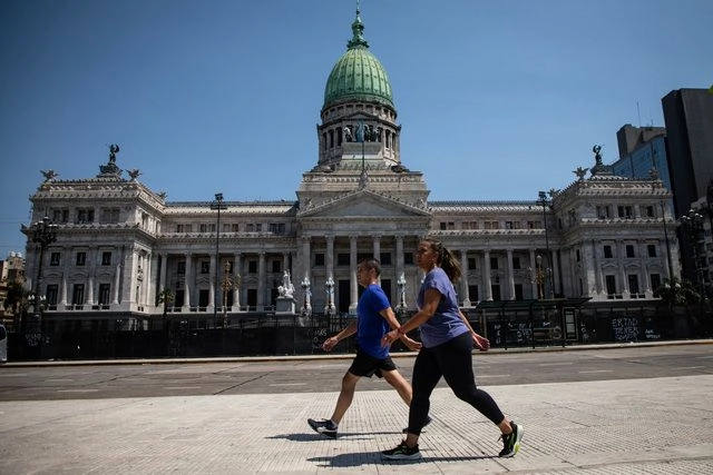 Sede del Congreso Nacioanal de Argentina en imagen de archivo. Foto 