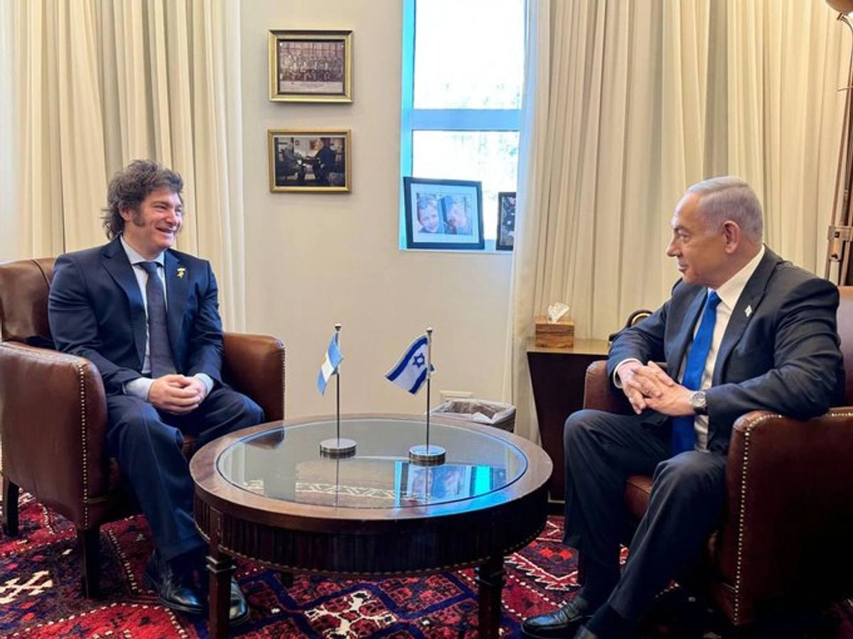 El recibimiento a Netanyahu es considerado una devolución de gentilezas luego de la estadía del mandatario argentino en Israel en julio. Foto