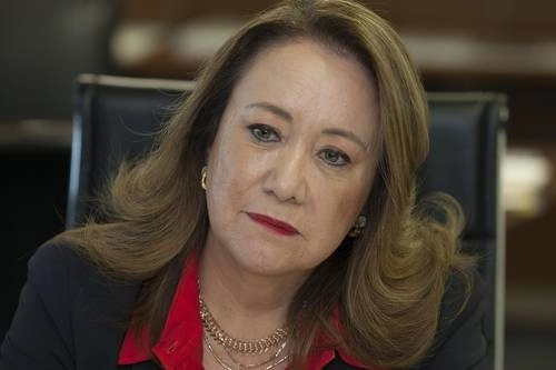 Yasmín Esquivel Mossa, en una entrevista con este diario. Foto Cristina Rodríguez / archivo