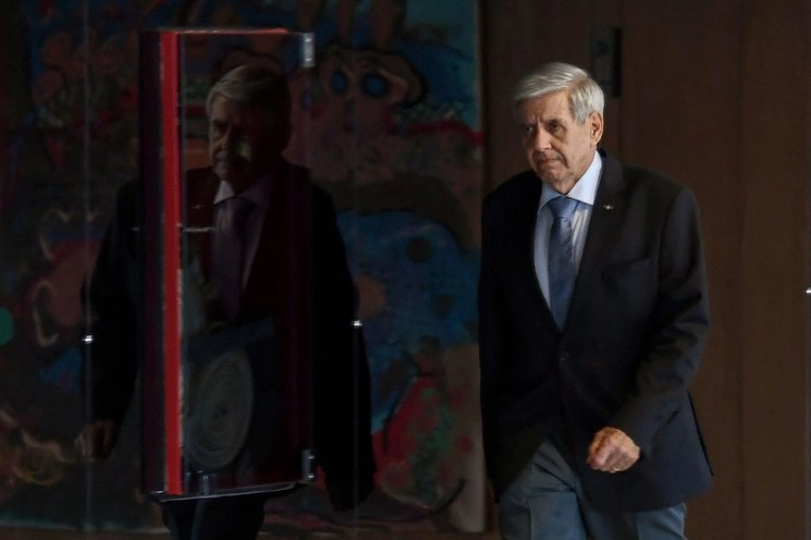 Augusto Heleno, el ministro de Seguridad Institucional de Brasil. Foto Afp