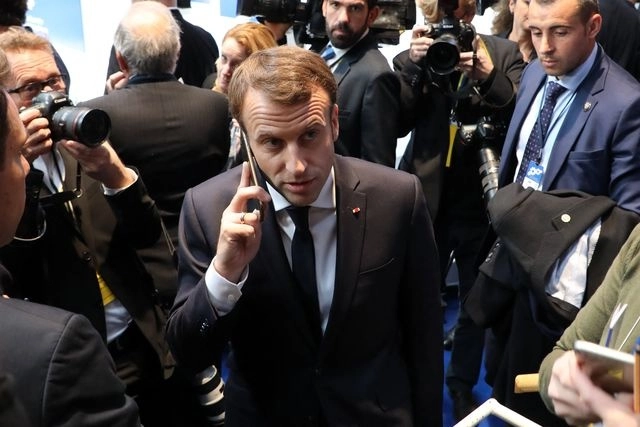 El programa 'Pegasus' es sospechoso de haber sido utilizado para espiar al presidente francés Emmanuel Macron. Foto Afp / Archivo