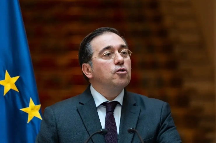 José Manuel Albares, ministro de Asuntos Exteriores de España, durante un evento en Madrid. Foto Europa Press / archivo 