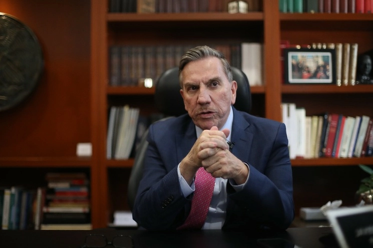 Entrevista con el ministro Javier Laynez Potisek en sus oficinas de la SCJN. Foto Yazmín Ortega Cortés 