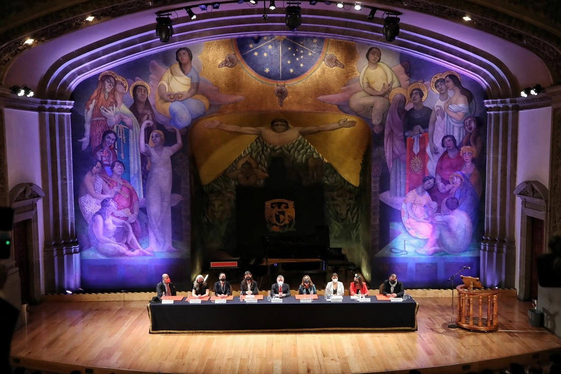 “Un Cauduro es un Cuaduro” se inauguró en el Colegio de San Ildefonso. Foto Marco Peláez