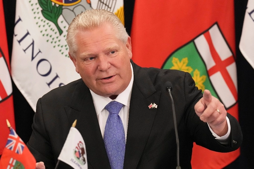 Ford dijo que los líderes de las provincias y territorios se reunirán en persona en Toronto a mediados de diciembre para hablar sobre sus preocupaciones comerciales con Estados Unidos. Foto Ap.