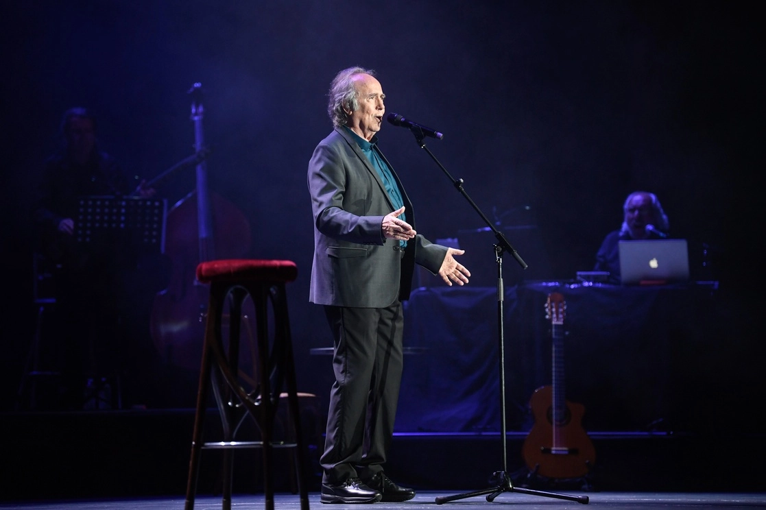 El cantautor ofreció el primero de dos conciertos en la Ciudad de México, el pasado 18 de mayo. Foto cortesía Auditorio Nacional / Tony François