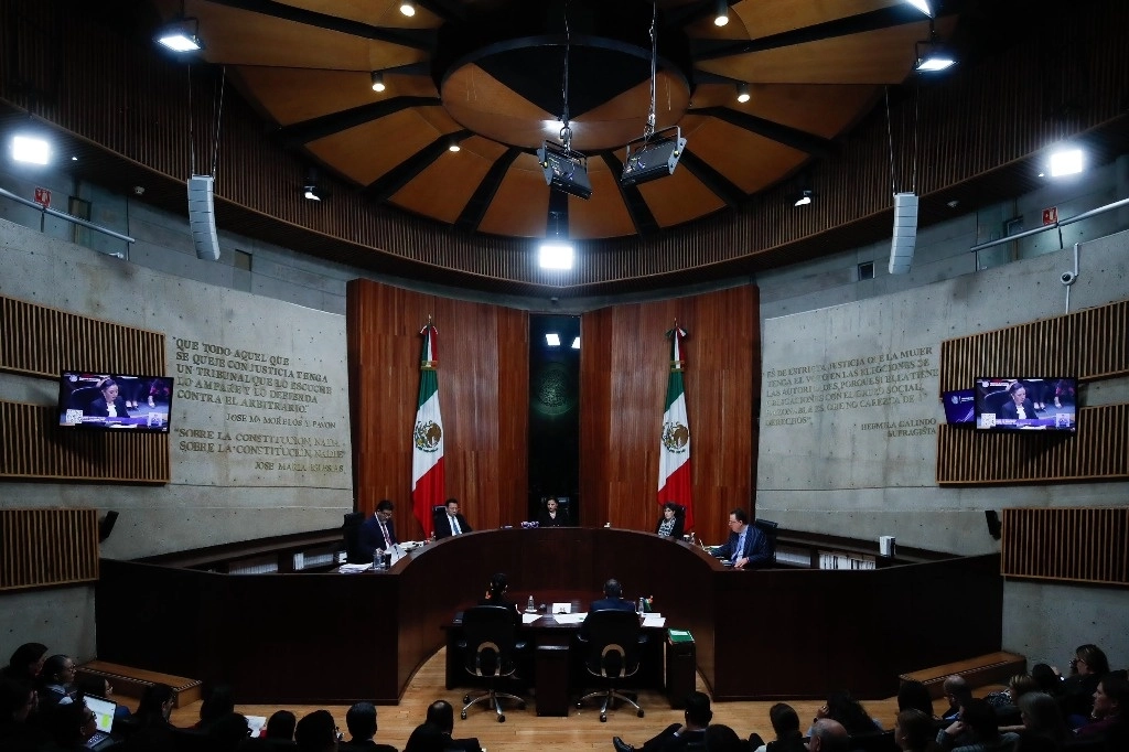 Sala de sesiones del TEPJF. Foto Cristina Rodríguez