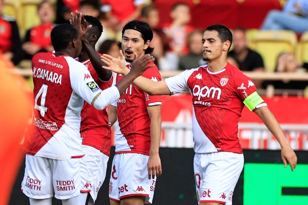Con la contundente victoria ante Clermont, el Mónaco ya suma 61 puntos en la Ligue 1, sólo por detrás de las 70 unidades del líder PSG. Foto Afp
 