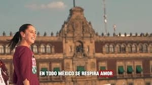 Imagen de un video publicitario de la campaña de Claudia Sheinbaum.