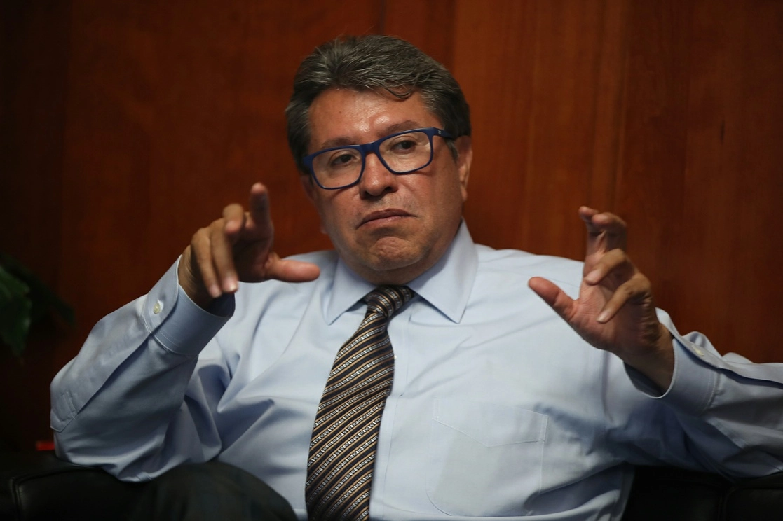 Ricardo Monreal, coordinador de Morena en el Senado. Foto José Antonio López / Archivo