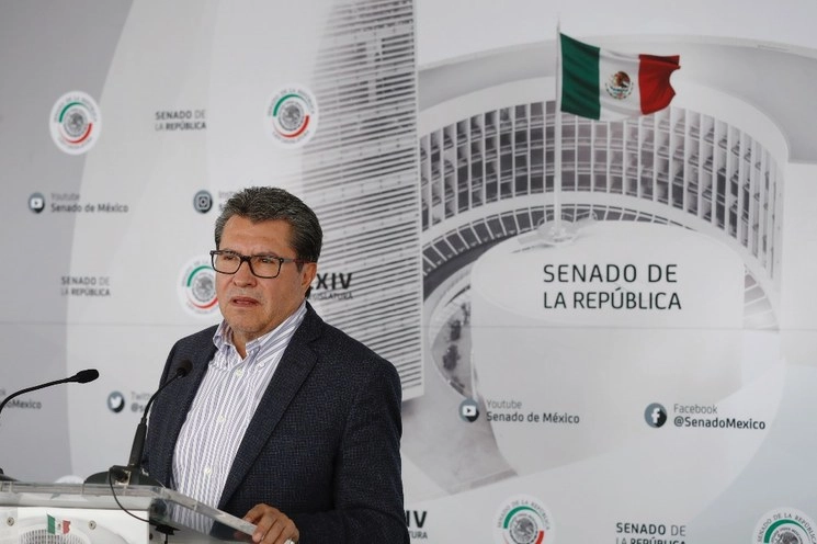 Ricardo Monreal, coordinador de Morena en el Senado. Foto Cristina Rodríguez / Archivo