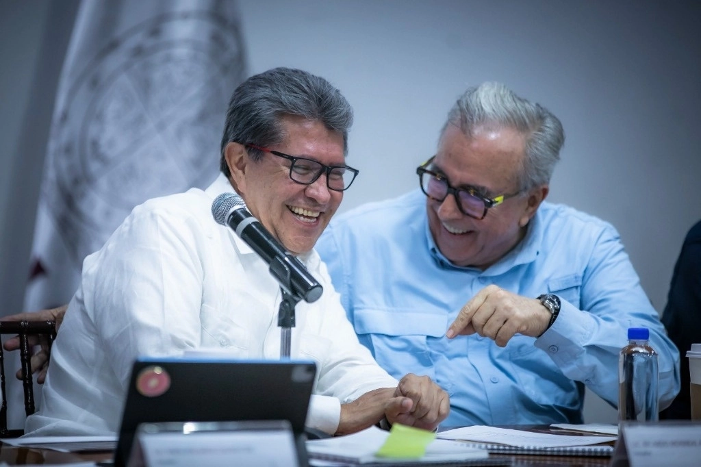 Ricardo Monreal durante los Diálogos Nacionales para la reforma judicial, en el estado de Sinaloa. Foto Tomada de X @RicardoMonrealA