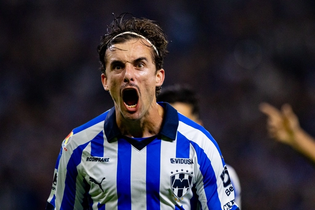 Con una anotación de Jordi Cortizo, los rayados de Monterrey sellaron el empate que los puso de ventaja en el marcador global. Foto @Rayados