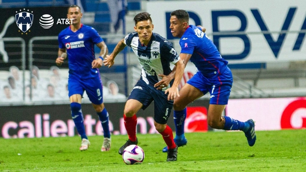 Rayados de Monterrey sumó su cuarto triunfo al vencer 1-0 al Cruz Azul. Foto @Rayados