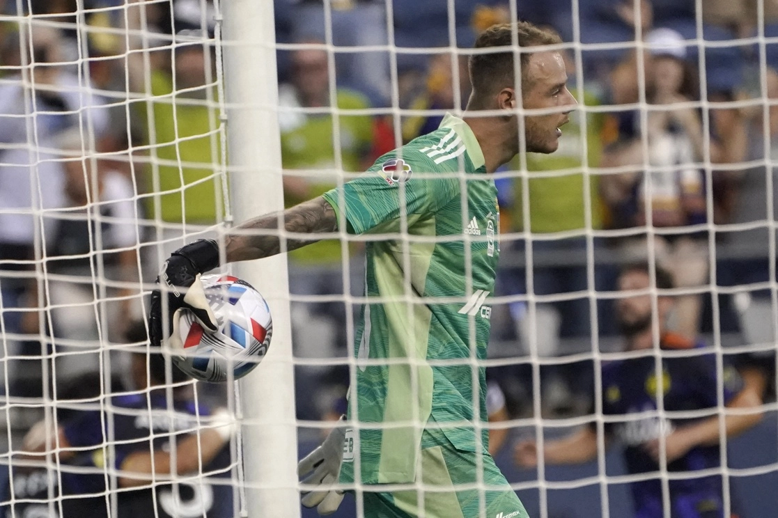 El partido de vuelta de esta eliminatoria se jugará el 16 de septiembre en el estadio Azteca.  Foto Ap