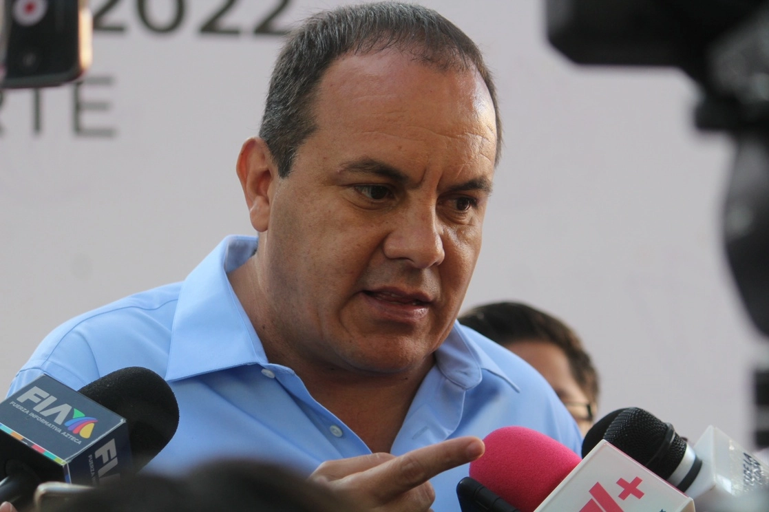 El gobernador de Morelos, Cuauhtémoc Blanco Bravo. Foto Rubicela Morelos Cruz