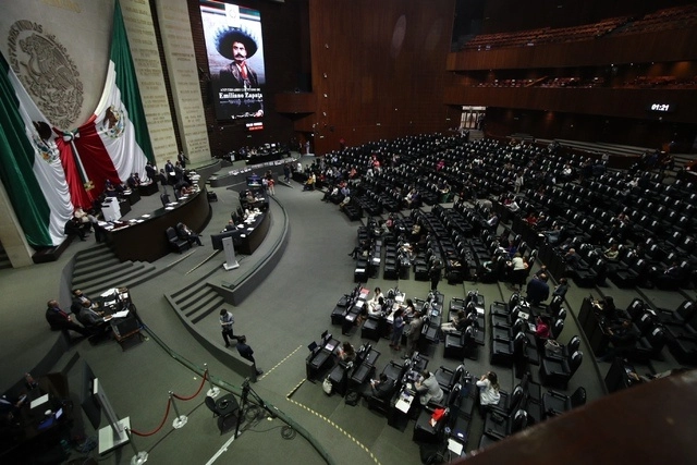 Sala de sesiones de la Cámara de Diputados en imagen de archivo. Foto María Luisa Severiano