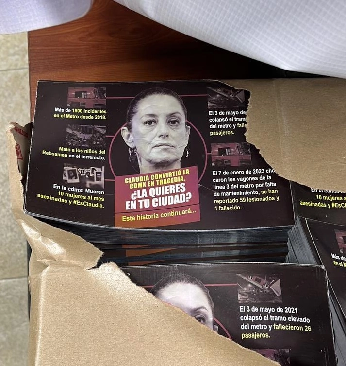 Morena CDMX acusó a los partidos de oposición de orquestar una campaña en contra de la jefa de gobierno Claudia Sheinbaum. Foto @Sebas_RM
