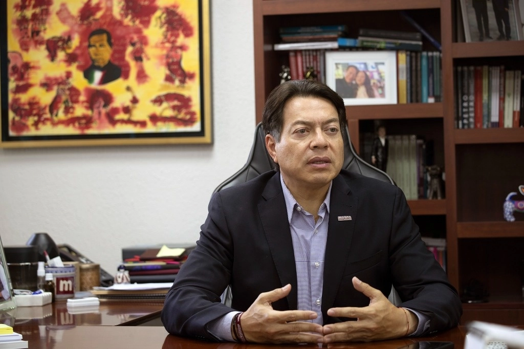 Mario Delgado, dirigente nacional de Morena, informó que su partido impugnará las elecciones en Jalisco luego del cúmulo de irregularidades detectadas durante los comicios. Foto María Luisa Severiano / Archivo
