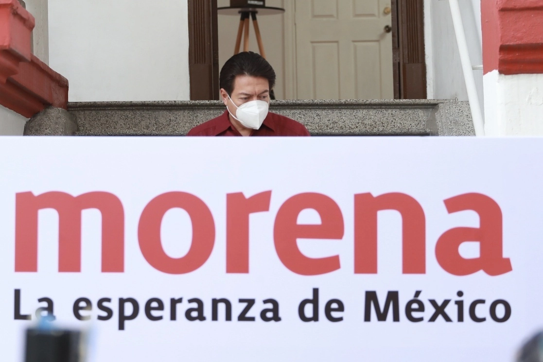 El dirigente nacional de Morena, Mario Delgado. Foto Luis Castillo / Archivo