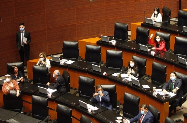 Sesión de la Comisión Permanente el pasado 01 de mayo de 2020. Foto Guillermo Sologuren