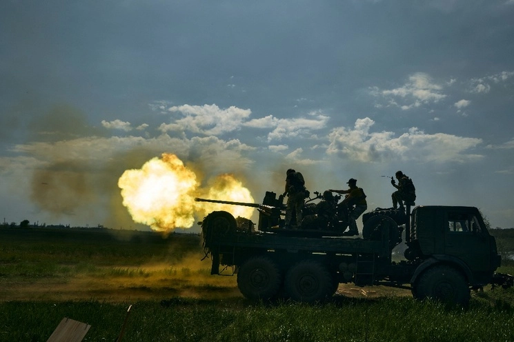 Soldados en la región de Donetsk, Ucrania. Foto Ap