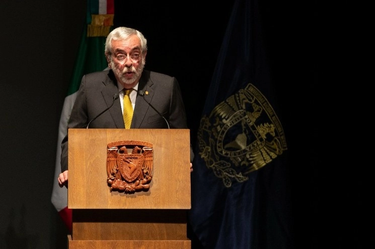 El rector de la Universidad Nacional Autónoma de México, Enrique Graue Wiechers. Foto Pablo Ramos / Archivo

