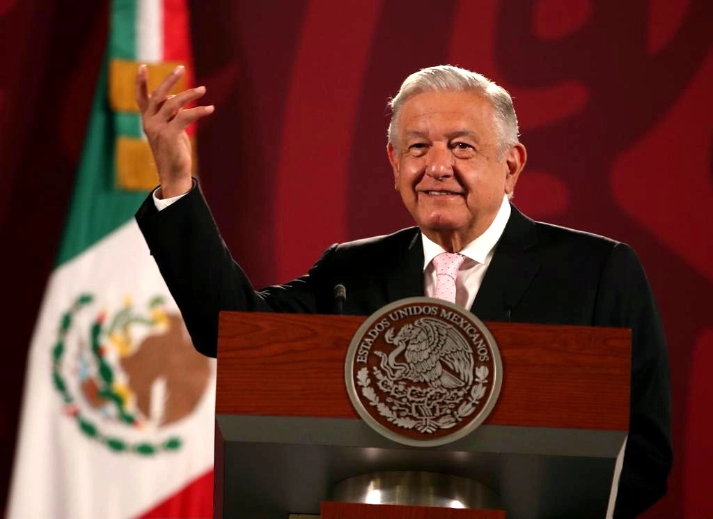 El presidente Andrés Manuel López Obrador, en la conferencia matutina del 29 de junio de 2022. Foto José Antonio López