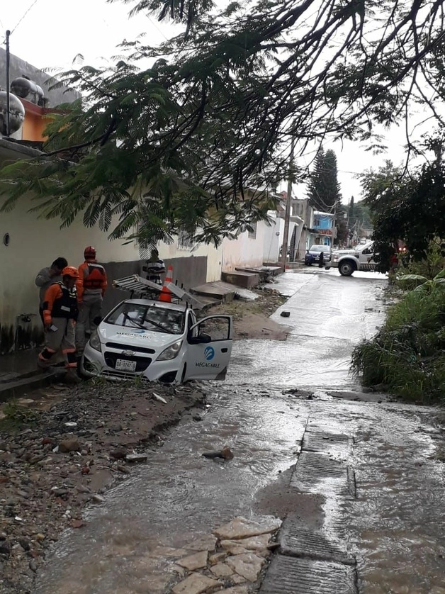 Las fuertes lluvias han impactado en los últimos días al estado. Foto @pcivilchiapas