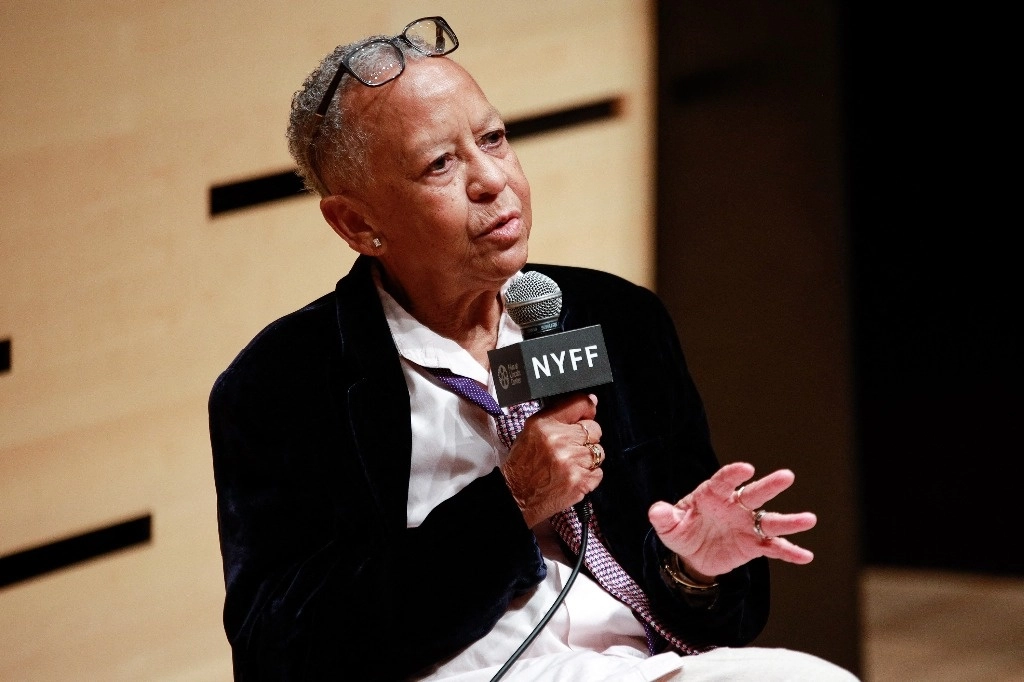 La autora Nikki Giovanni, durante la edición 61 del New York Film Festival, en octubre de 2023. Foto AFP 