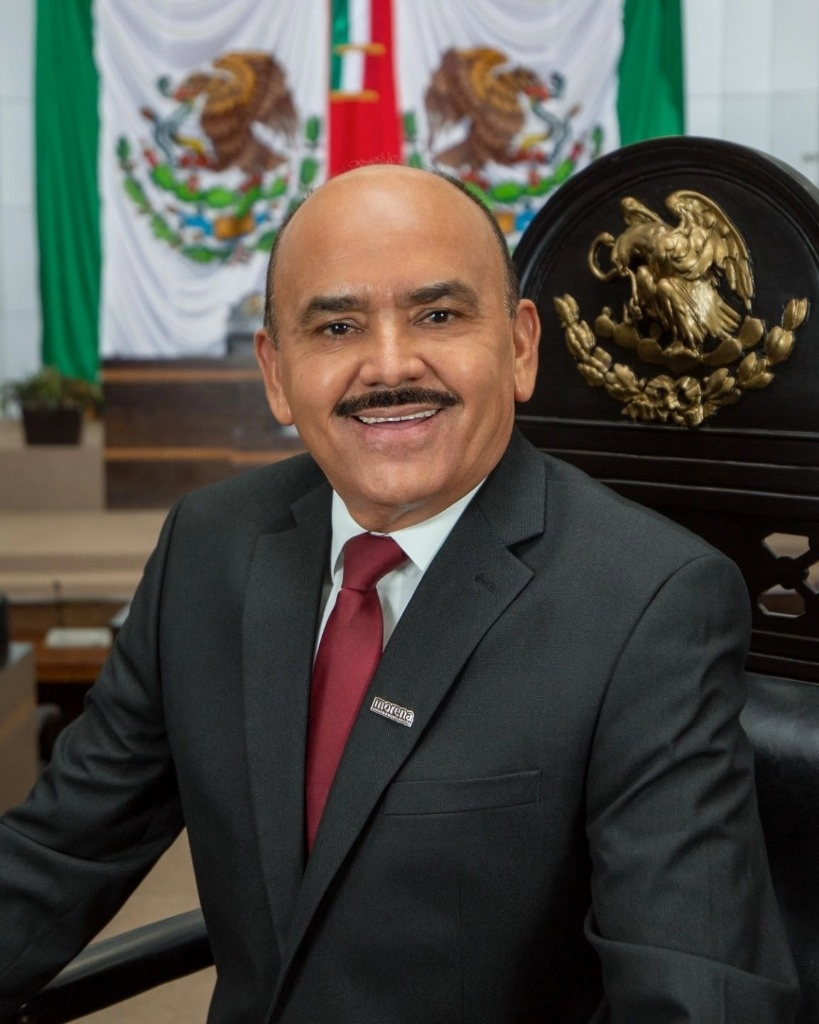 El diputado Juan Ovidio García García en imagen tomada de la página de la Legislatura de Tamaulipas.