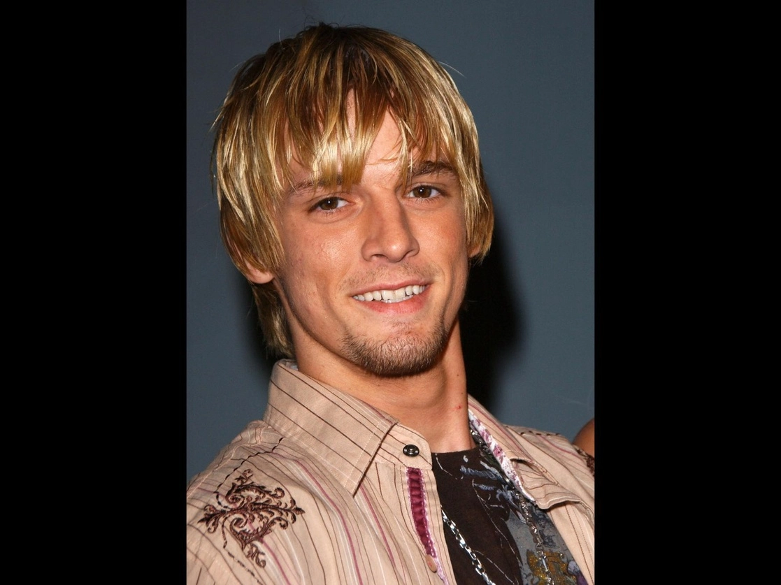 En imagen de archivo, el cantante Aaron Carter durante  la fiesta T-Mobile Sidekick 3 celebrada en Sunset Boulevard en Hollywood. Foto Afp