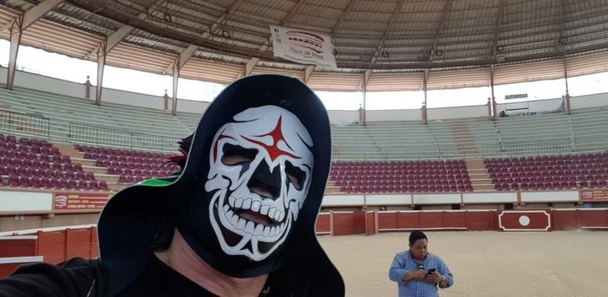 El luchado mexicano Jesús Alfonso Escoboza Huerta, dio vida a 'La Parka' por más de 20 años. Foto @Parka_AAA