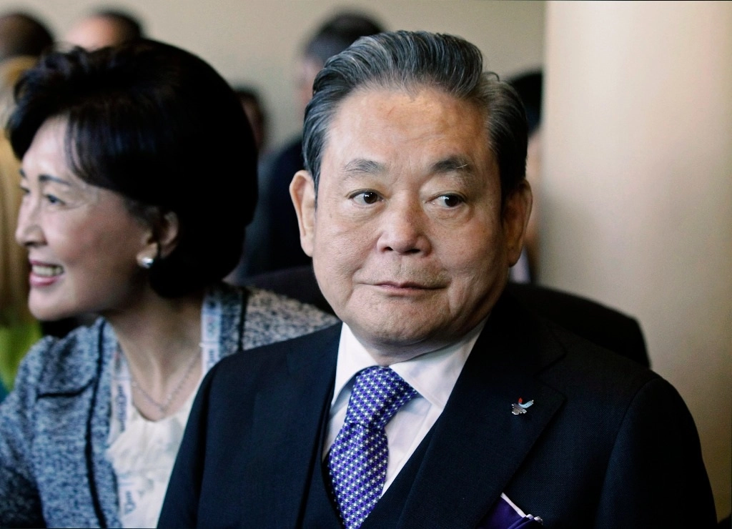 Lee Kun-hee murió a los 78 años. Foto Ap