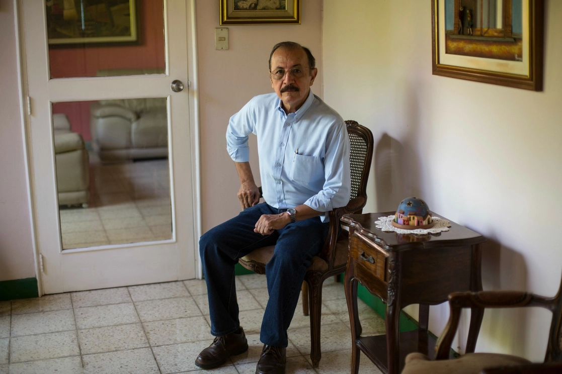 Hugo Torres fue el primero de un gran grupo de líderes de la oposición detenidos en una represión de 2021 en Nicaragua. Foto Ap