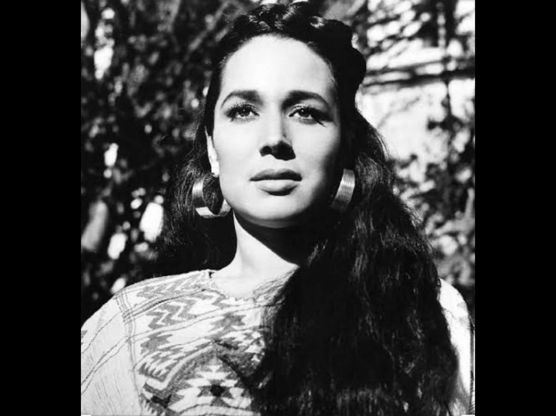 Flor Silvestre, participó en varias películas de la época de oro del cine mexicano. Foto tomada del Twitter de @PepeAguilar