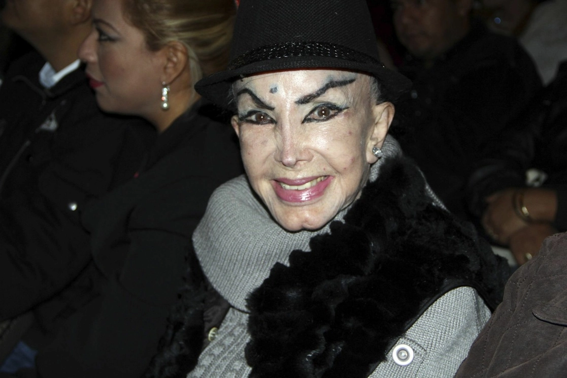 La actriz y cantante chiapaneca Irma Serrano, en la feria de Comitán 2014. Foto Cuartoscuro