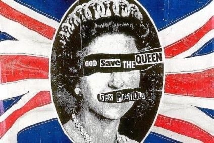 Una de las famosas portadas del artista británico.