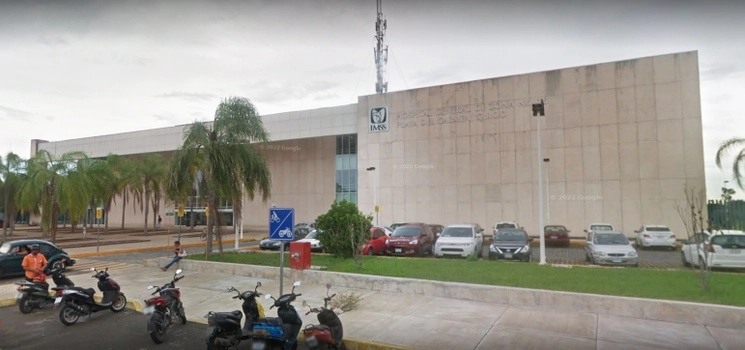 Una niña de seis años de edad murió prensada en un elevador en el Hospital General de Zona 18 del IMSS cuando era trasladada para realizarle unos estudios, en Quintana Roo. Foto tomada de Google Street View / Archivo
