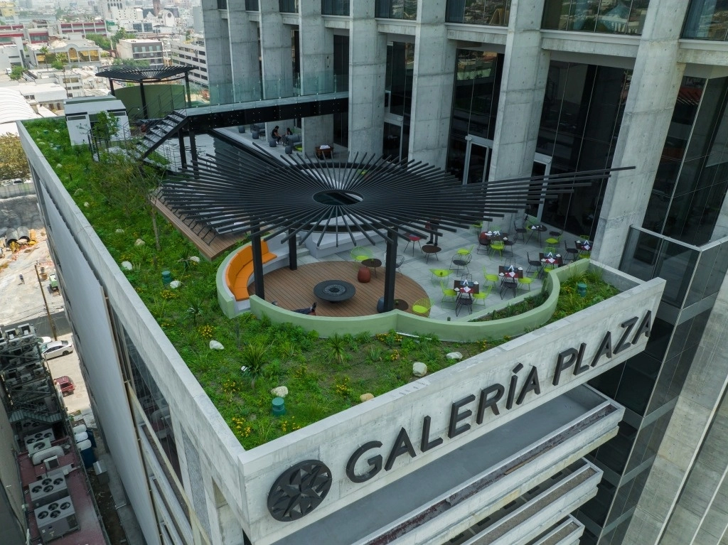 La joven cayó desde el piso 14 del hotel Galería Plaza, ubicado sobre la avenida Constitución de Monterrey, NL. Foto Tomada de https://www.facebook.com/GaleriaPlazaMonterrey